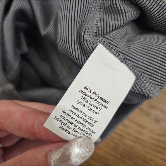 Beyond Yoga Grey Ribbed Legging Sz Small - Picture 7 of 7